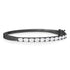 side view, 18k black gold emerald cut diamond no-roll bangle <span class='visuallyhidden'>Text, phone 323-404-2959 for shopping assistance.</span>